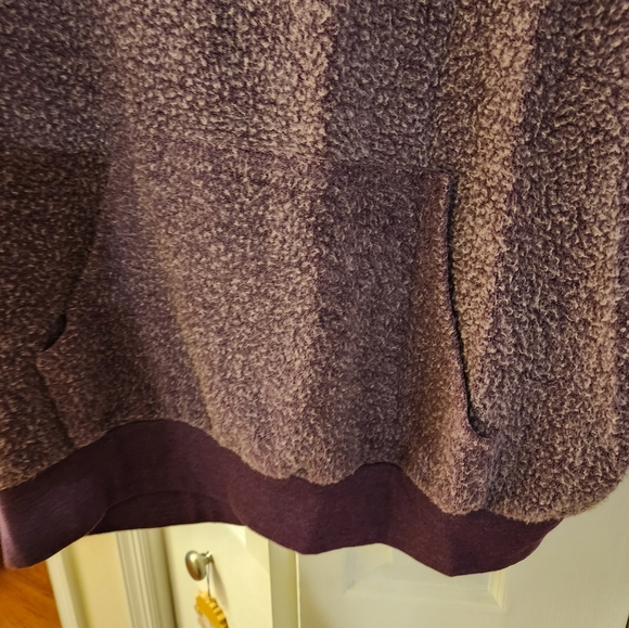 Soft Serve Purple Fleece with Kangaroo Pocket - Picture 2 of 2